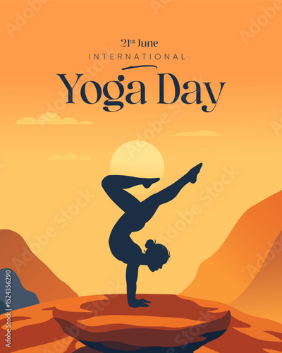Yoga Day Social Media Poster