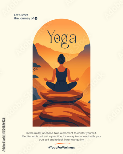 International Yoga Day Social Media Post Design