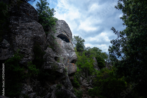 rock in the mountains