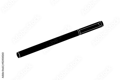 Wallpaper Mural mascara brush isolated on white Torontodigital.ca