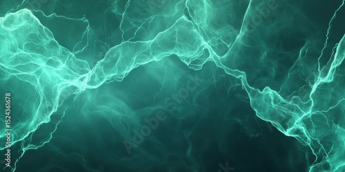Abstract electric energy current with vibrant power effect