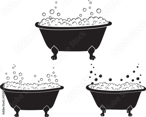 Bubble Bath icon vector illustration