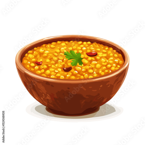 Dal Tadka Yellow Lentil Curry with Chili and Coriander
