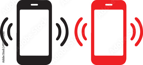 smartphone, mobile, phone, cellphone, ringing, signal, wave, notification, alert, call, calling, communication, connected, technology, device, 