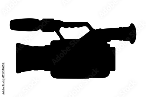 video camera Silhouette icon symbol illustration
