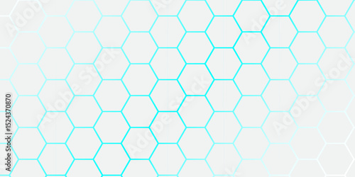 Minimal White Hexagon Pattern on Dark Background – Abstract Tech Design.