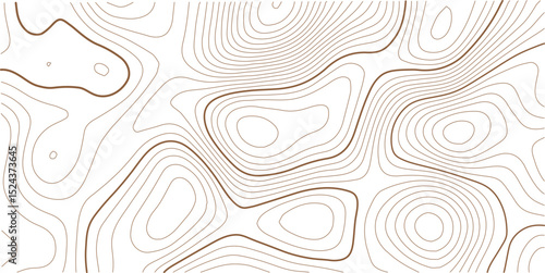 Topographic map background geographic line map with elevation assignments. Modern design with White background with topographic wavy pattern design.Paper texture Imitation of a geographical map shades