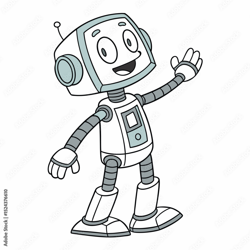 Obraz premium cartoon character ai