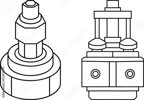 VDI holders for the CNC machine