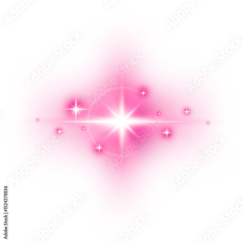 pink sparkle light shine and bright star