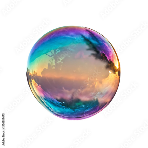  soap-bubble-with-rainbow-colors-isolated