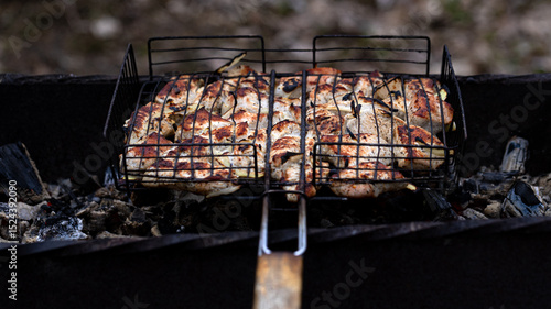 Grilled Turkey Breast with Onions A Truly Delicious and Flavorful BBQ Delight Ideal for Gatherings and Meals