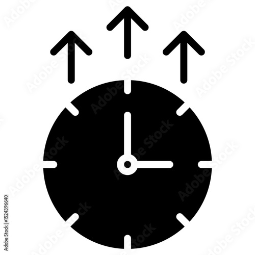 up arrow solid icon	