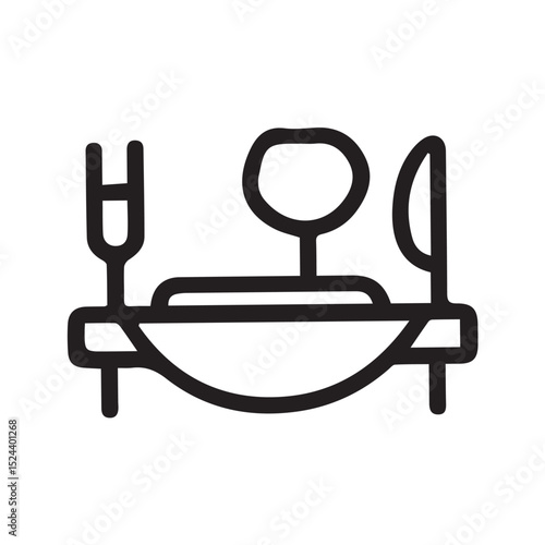 Elegant Table Setting A Culinary Icon of Dining and Delicious Meals