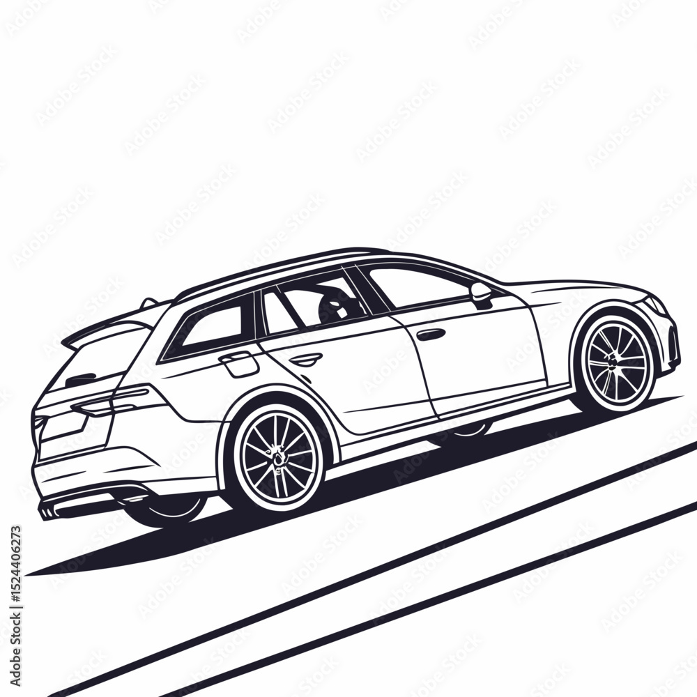 Naklejka premium Car vector 