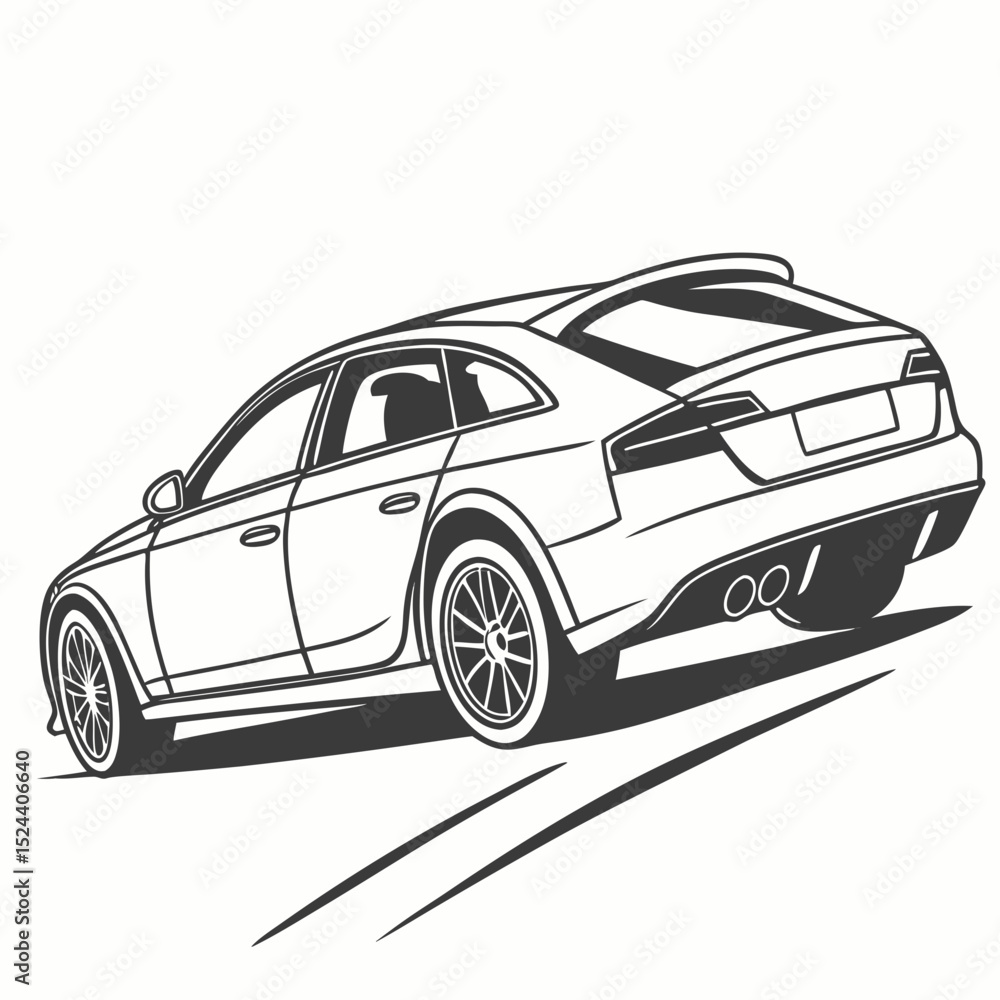 Fototapeta premium Car icon 