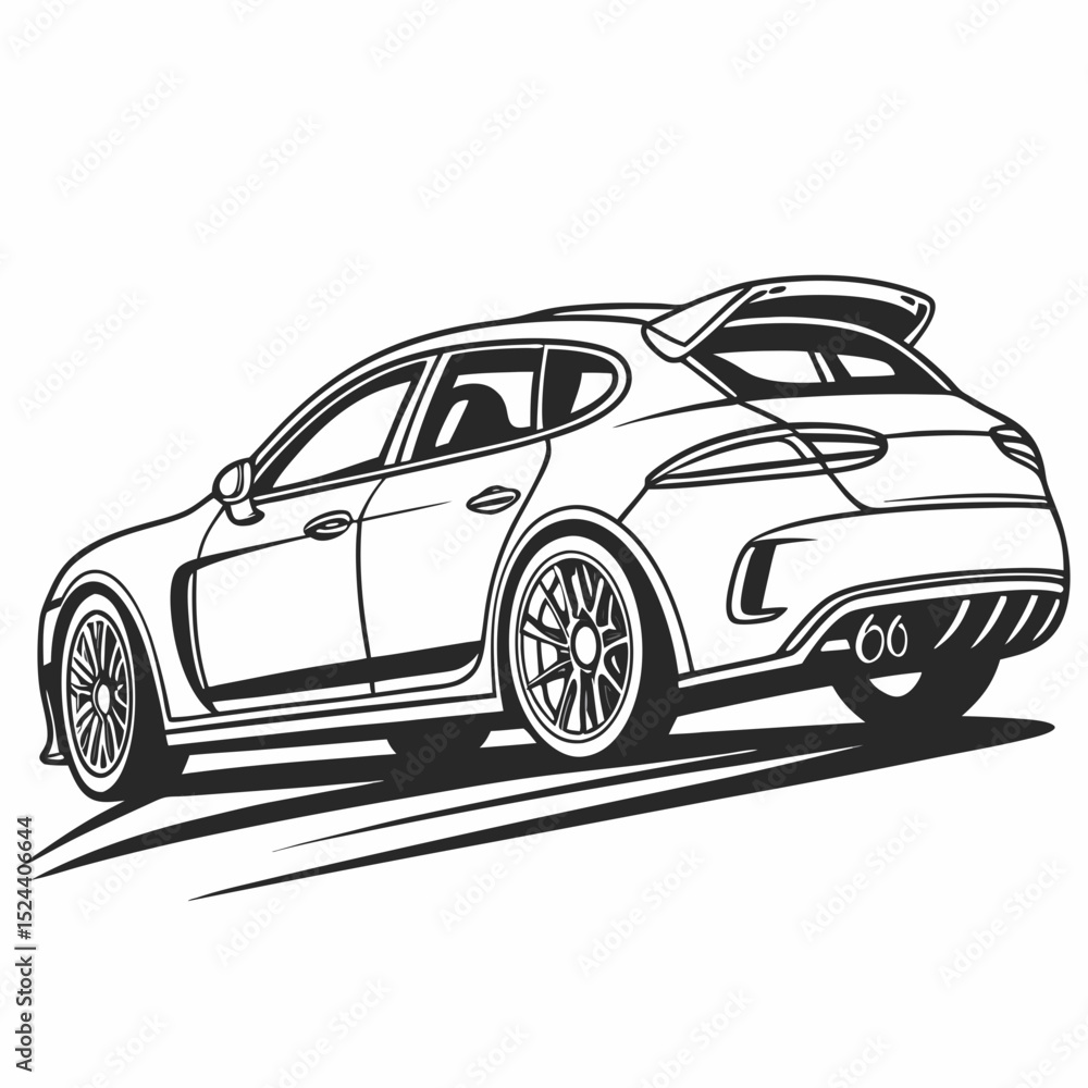 Fototapeta premium Car icon 