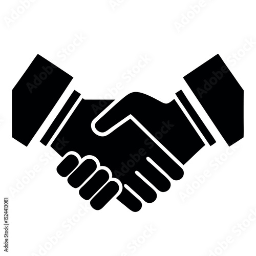 Handshake business vector illustration for partnership, deal, and agreement concept