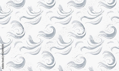 Abstract Flowing Wind Swirls Vector Background