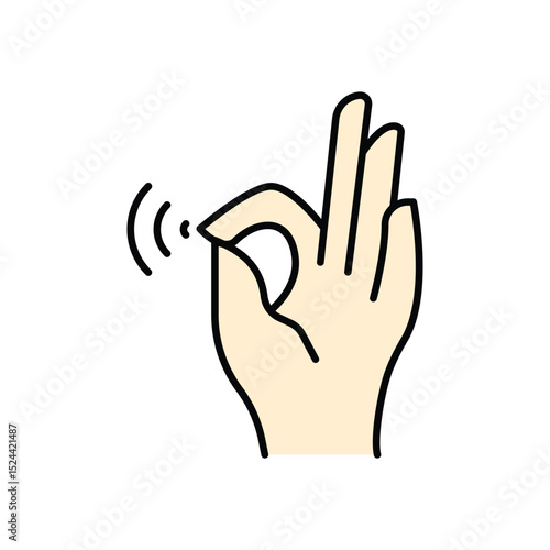 Virtual Touch Icon vector