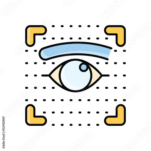 Eyetap Icon vector