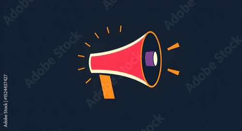 loudspeaker vector, audio speaker illustration, megaphone graphic, sound waves icon, announcement graphic vector, speaker flat icon, music speaker vector, public announcement symbol, sound device icon