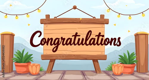 congratulations cartoon background, kids congrats illustration, fun congratulation text, colorful congrats banner, cheerful kids background, cartoon celebration text, happy congrats design, playful co