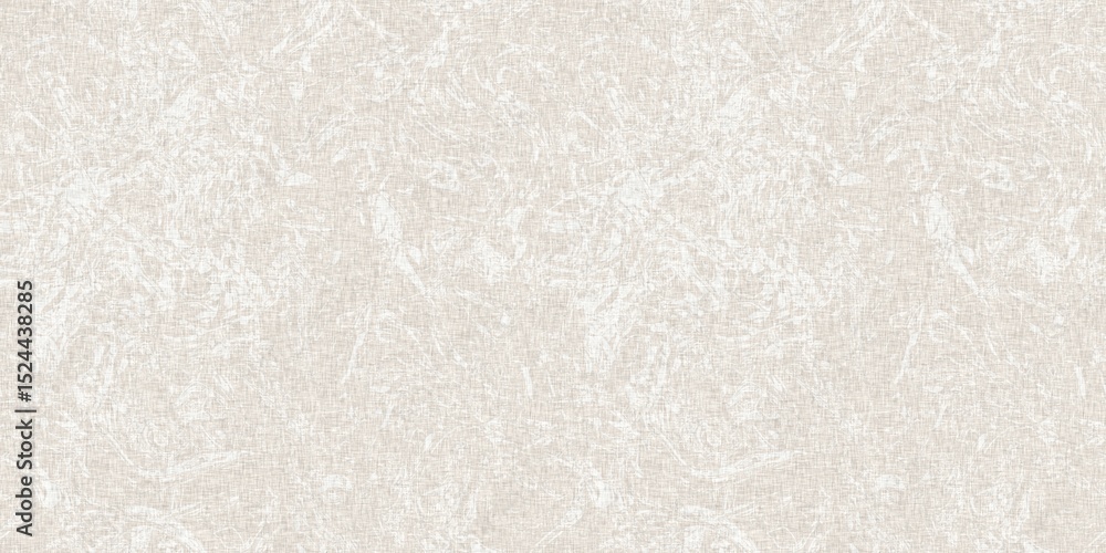 Obraz premium Soft grey speckled seamless border textile pattern. Marled subtle linen weave banner effect for classic elegant wedding design background ribbon trim 
