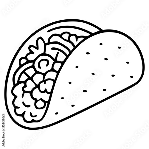 Illustration of a Taco