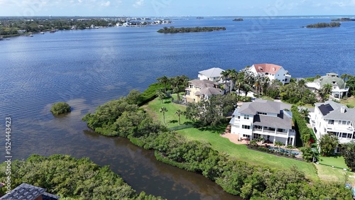 residential homes on the Gulf of Mexico in Palm Harbor, Florida