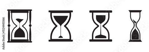 Hourglass Related Line Icons for Web Sites, Books, Cards, Apps. Editable Stroke. Suitable for Web Sites, Books, Cards, Apps