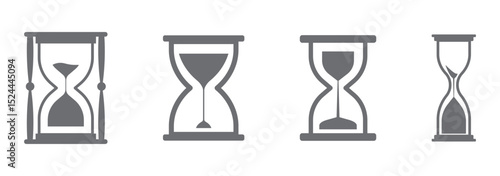 Hourglass Related Line Icons for Web Sites, Books, Cards, Apps. Editable Stroke. Suitable for Web Sites, Books, Cards, Apps