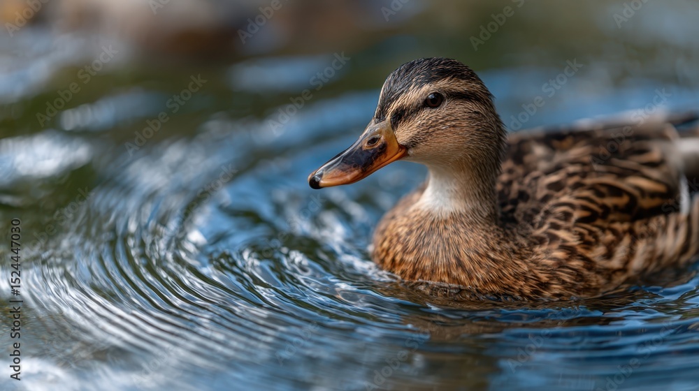 A captivating shot of a duck making ripples in the pond, beautifully capturing the essence of tranquility and the vibrant colors reflecting in the water. A captivating shot of a duck making ripples in the pond, beautifully capturing the essence of tranquility and the vibrant colors reflecting in the water.