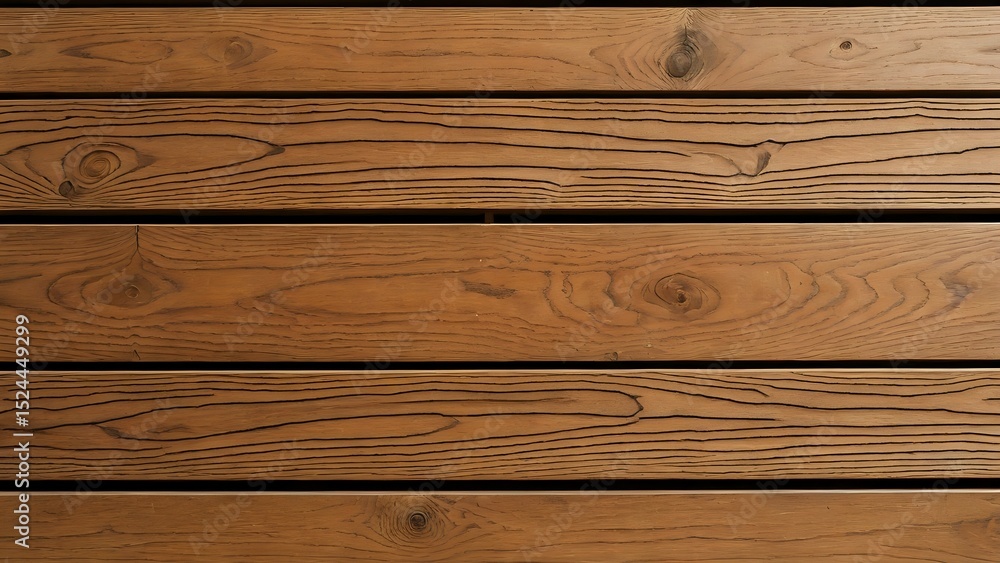 Obraz premium Rich Brown Wooden Planks Texture Natural Wood Background Image