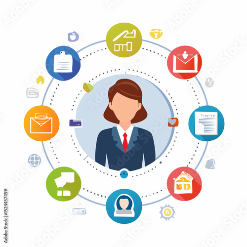 Social Media Business Icons