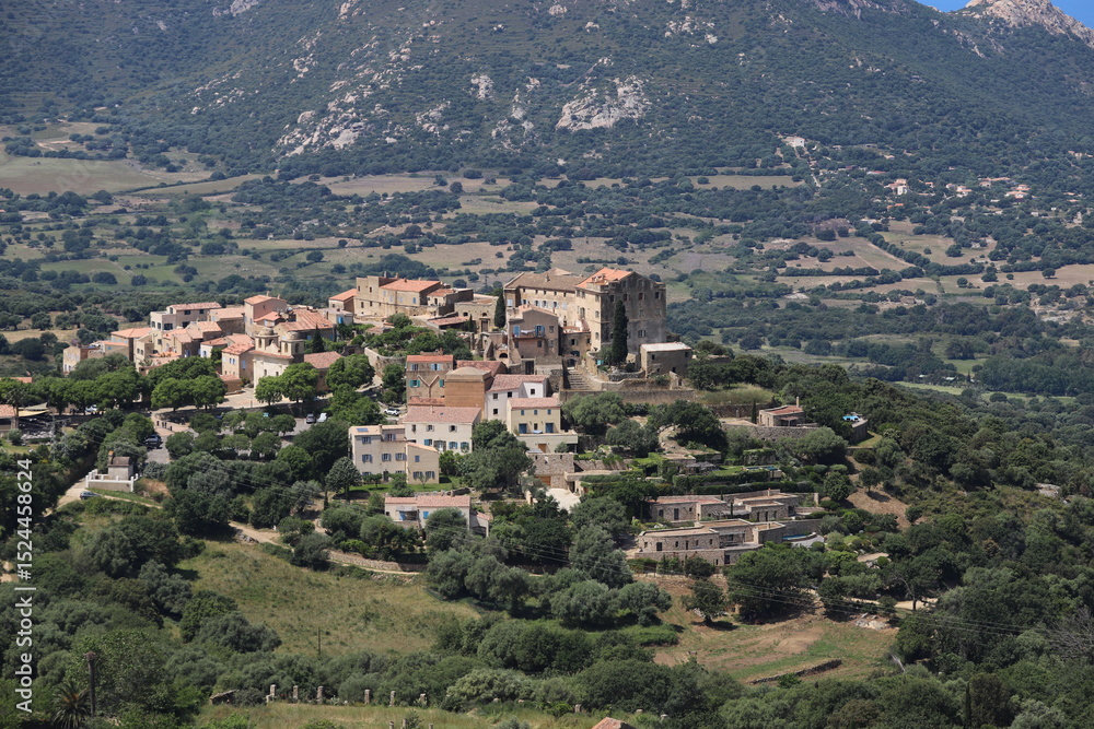 Fototapeta premium Pigna, Balagne, Corse