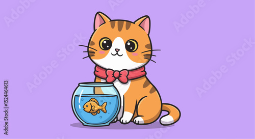 cat with a gift
