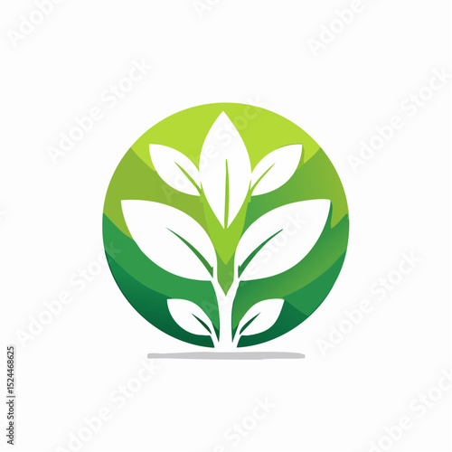 Minimalist Botanical Plant Logo
