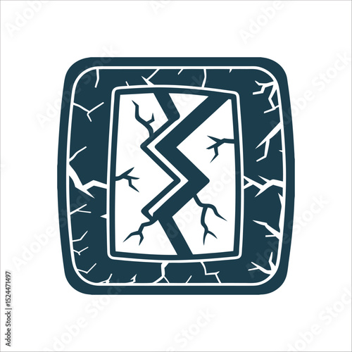 Hagalaz Rune: Hailstone of Destructive Magic Hagalaz Rune Hailstone A jagged rune for destructive natural magic
