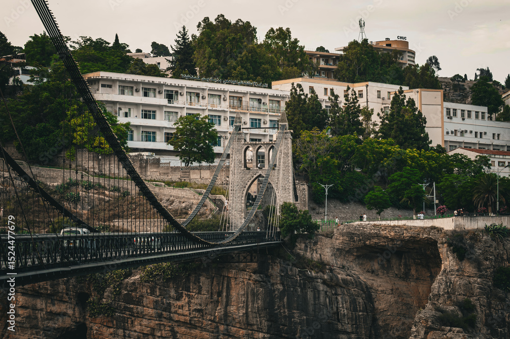 Naklejka premium sidi m'cid bridge constantine algeria 