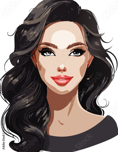AI brunette beauty #2