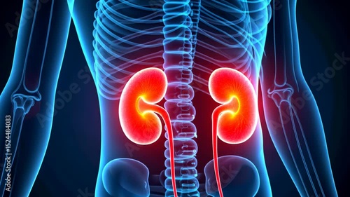 Kidney disease, renal failure, dialysis treatment. Organ health. Glomeruli filter waste efficiently. Nephrons aid fluid balance. Ureters transport urine effectively.
