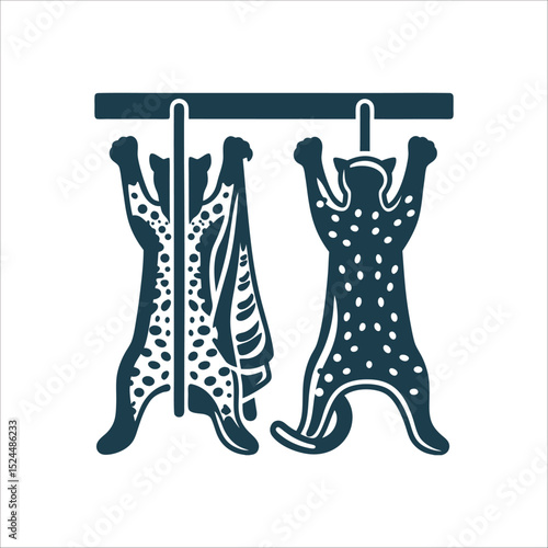 Leopard Transformation Silhouette, Shape Shifting Concept Shape shifting Ukuguqula Isimo Leopard mid transformation half human half beast