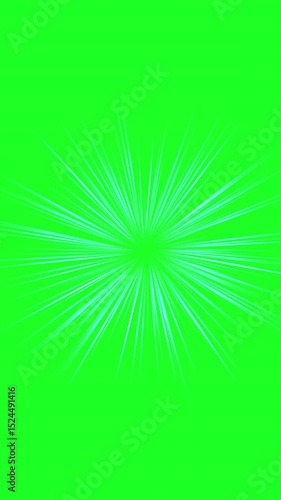 Shining Colorful Spark On A Green Screen Verical video