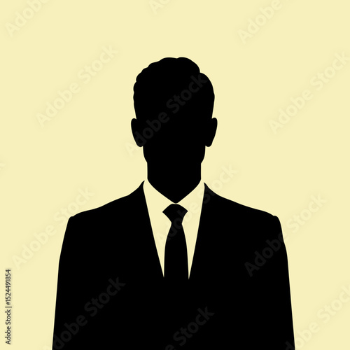 Suit Silhouette,Men blazer or jacket symbol simple silhouette icon on background