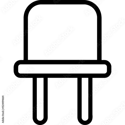 Modern vector icon of a crystal oscillator