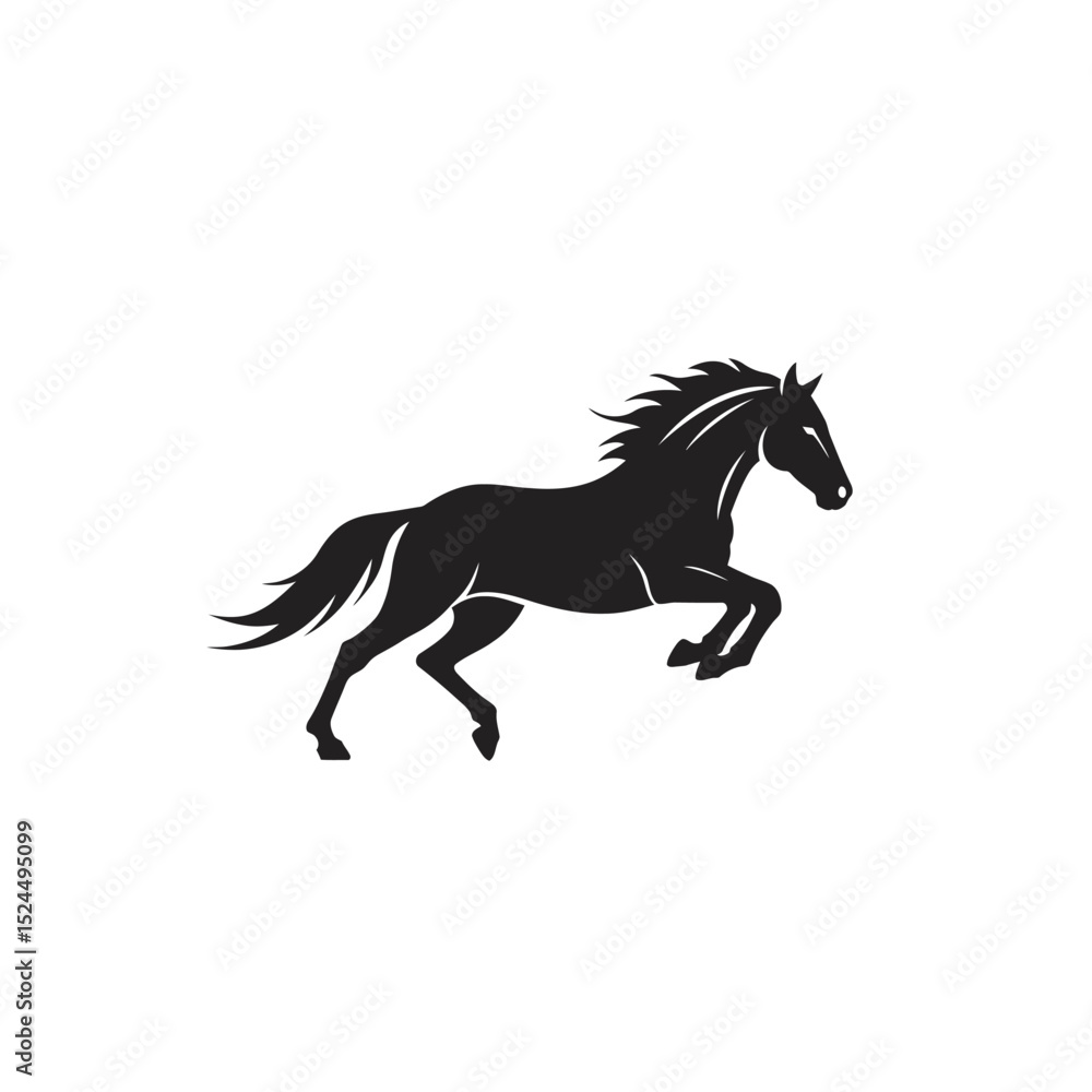 Horse Logo Template Vector icon illustration design Horse Logo Template Vector icon illustration design