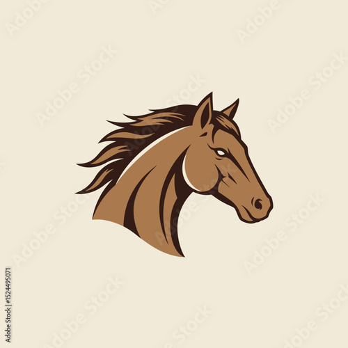 Horse Logo Template Vector icon illustration design