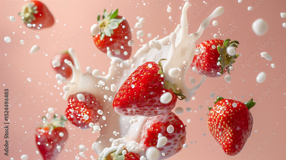 strawberry and milk splash strawberry and milk splash