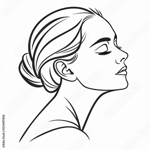 girl with long hair